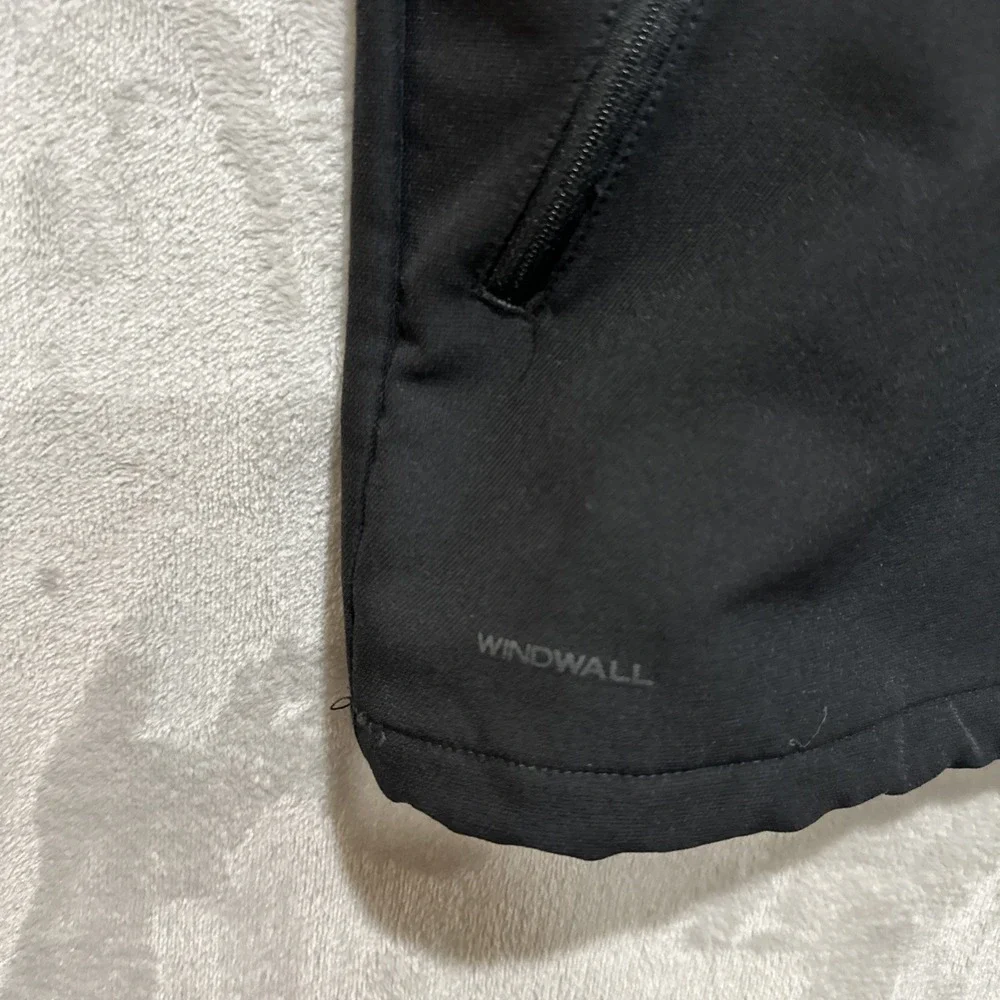 The North Face Men's Vest Size 3XL Black Full Zip Windwall Fleece Zipped Pocket